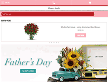 Tablet Screenshot of flowercraft1.com